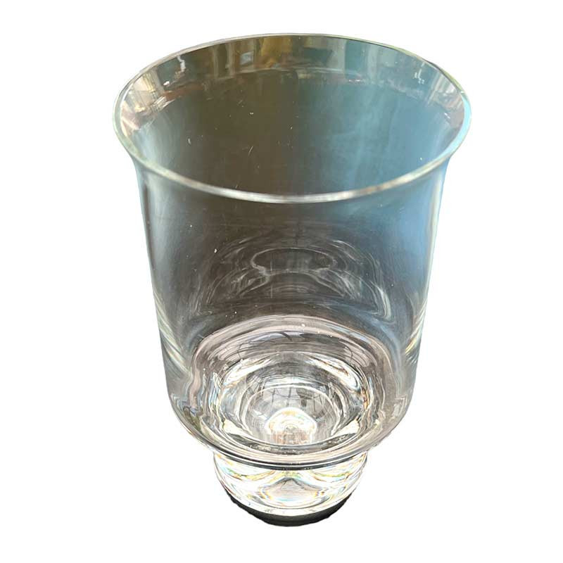 Petit vase en verre soufflé vintage design années 70/80' Petit vase en verre soufflé vintage design années 70/80'
